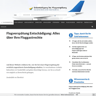 A complete backup of flugverspaetung-entschaedigung.net