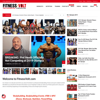 Fitness, Bodybuilding, Powerlifting, Strongman and CrossFit News, Training | FitnessVolt.com