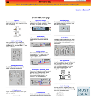 Electrical 101 - Home page