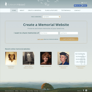 Memorial Websites - Create an Online Memorial for Your Loved One