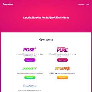 A complete backup of popmotion.io