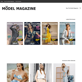 TMM – The Model Magazine – It's all about the modeling