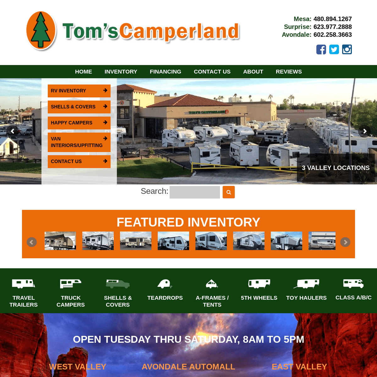 Home - Tom's Camperland