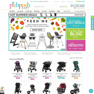 PishPoshBaby.com | Luxury Strollers, Car Seats, & Nursery Bedding For the Trendy mom- Free Shipping!