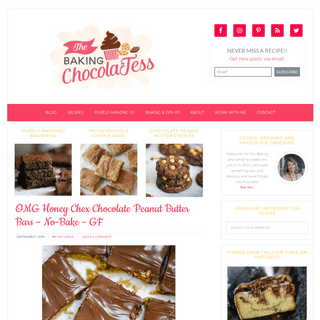 The Baking ChocolaTess – Cookie, Brownie & Chocolate Recipes – Baking it Easy, Cookie, Brownie & Chocolate Obsessed!
