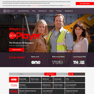 Virgin Media Television - Live and On-Demand on Virgin Media Player (formerly TV3 and 3player)