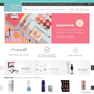 Activeskin | Beauty Products & Cosmetics Online | The Skin & Beauty Experts!