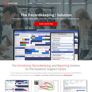 WCONLINE® | The Scheduling, Recordkeeping and Reporting Solution for Academic Centers