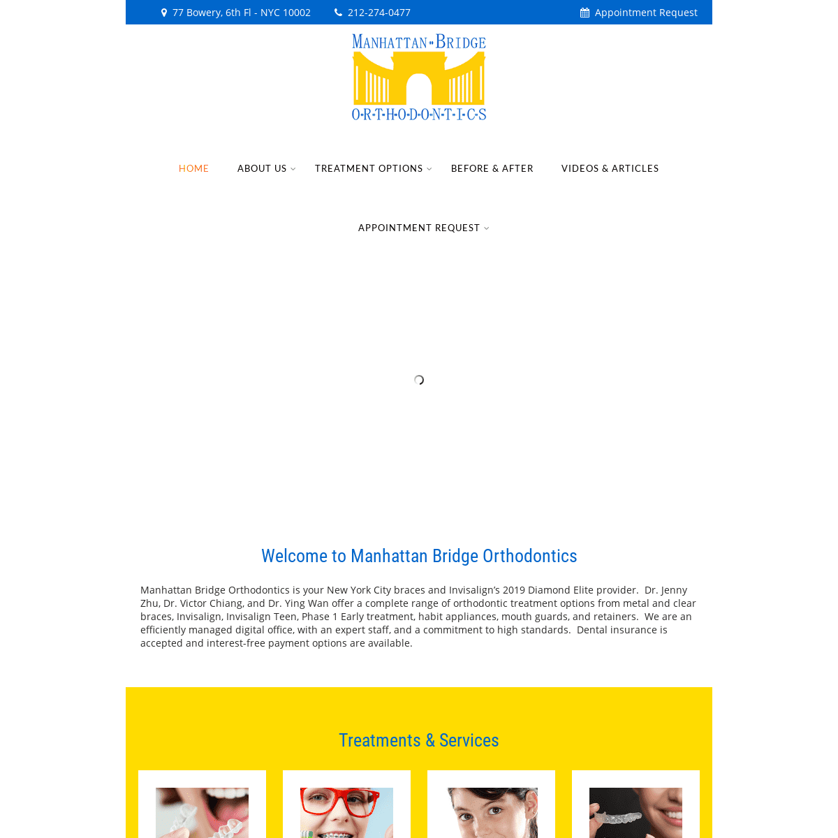 A complete backup of manhattanbridgeortho.com
