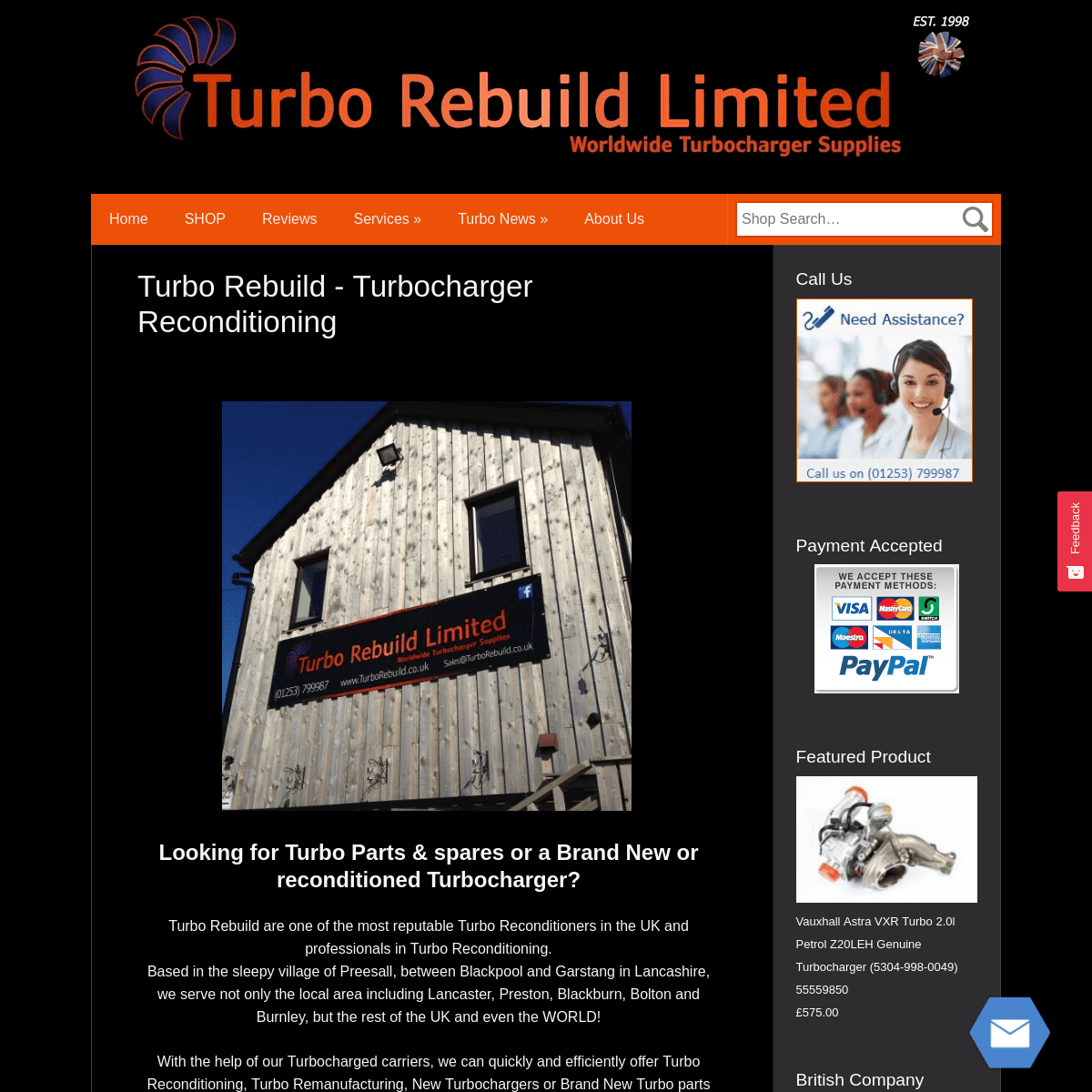 New & Reconditioned Turbochargers & Turbo Parts