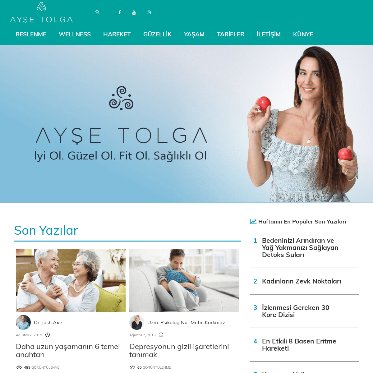 Ayşe Tolga - Aromaterapist ve Sağlıklı Yaşam Koçu
