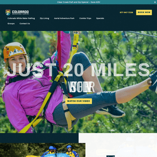 Colorado Adventure Center – Rafting, Zip lining & Aerial Park Trips in CO