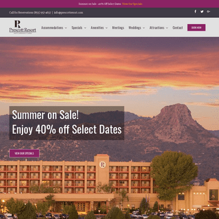 Prescott AZ Resort, Hotel & Conference Center - 40% Off Summer Sale