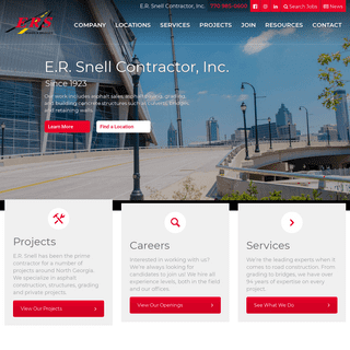 Asphalt Paving and Construction Company | E.R. Snell Contractor Inc.