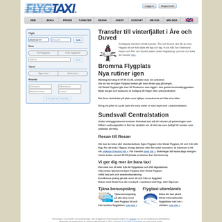 A complete backup of flygtaxi.se