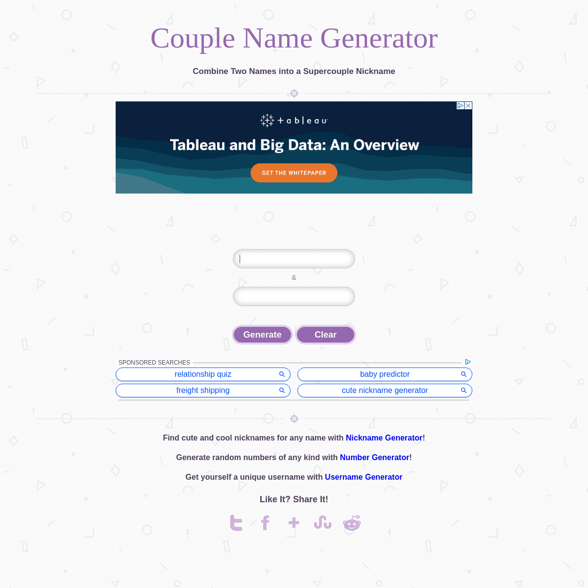 A complete backup of couplenamegenerator.com