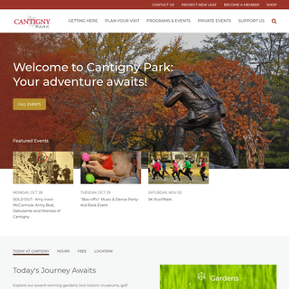 A complete backup of cantigny.org