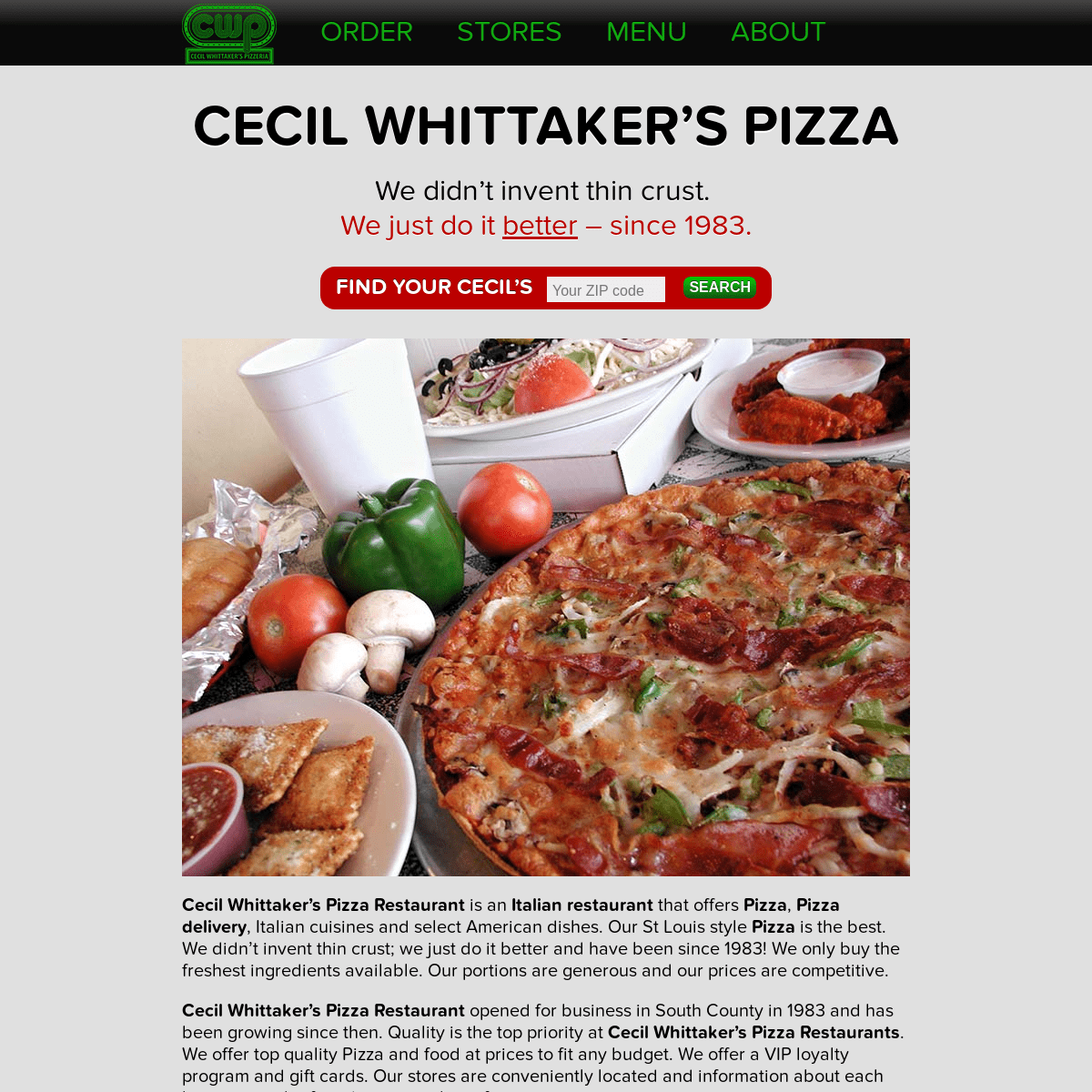A complete backup of cwpizza.com