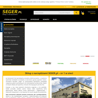 Internetowy sklep z narzędziami i elektronarzędziami | Seger.pl