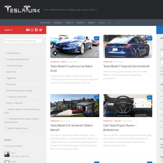TeslaTurk.com | Tesla ve Elektrikli Arabalar İçin Bilgi Kaynağı, Topluluk, Platform