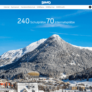 DE :: SAMD - Schweizerische Alpine Mittelschule Davos