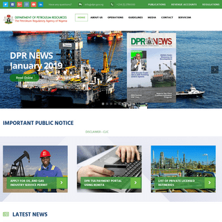 DPR – Oil & Gas Regulatory Agency