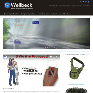 Wellbeck Survival Guide | Preparedness When You Need It
