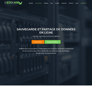 DediKam – Service de stockage en ligne