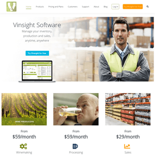 Vinsight - Inventory, Production, Sales