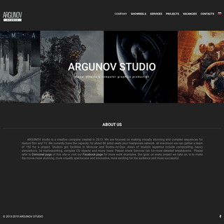 A complete backup of argunov.studio