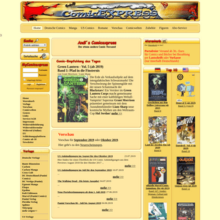 Andis Comic Express - Comicversand - Comic Abos  - US Comics - franko-belgisch - Mangas - Anime - Versandkostenfrei ab 50,- Euro