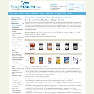 Buy Groceries Online | Online Grocery Shopping | ShopFoodEx