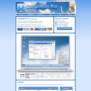 Windows IP Freeware NetSetMan: Network Settings Manager (LAN & WiFi)