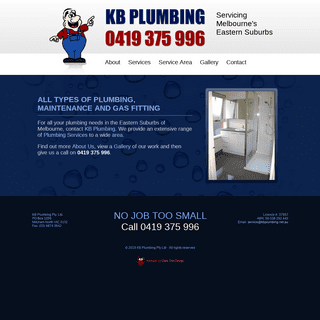 KB Plumbing - Servicing Melbourne's Eastern Suburbs