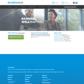 Brookline Bank - Personal, Business and Commercial Banking