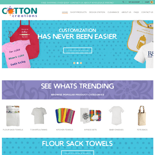Cotton Creations | 100% Cotton Lint-Free Flour Sack Kitchen & Tea Towels