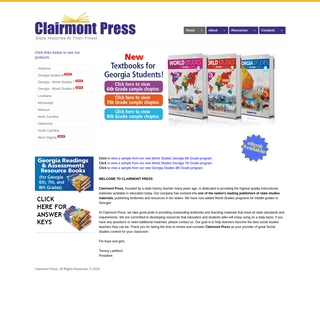 Clairmont Press: Welcome!