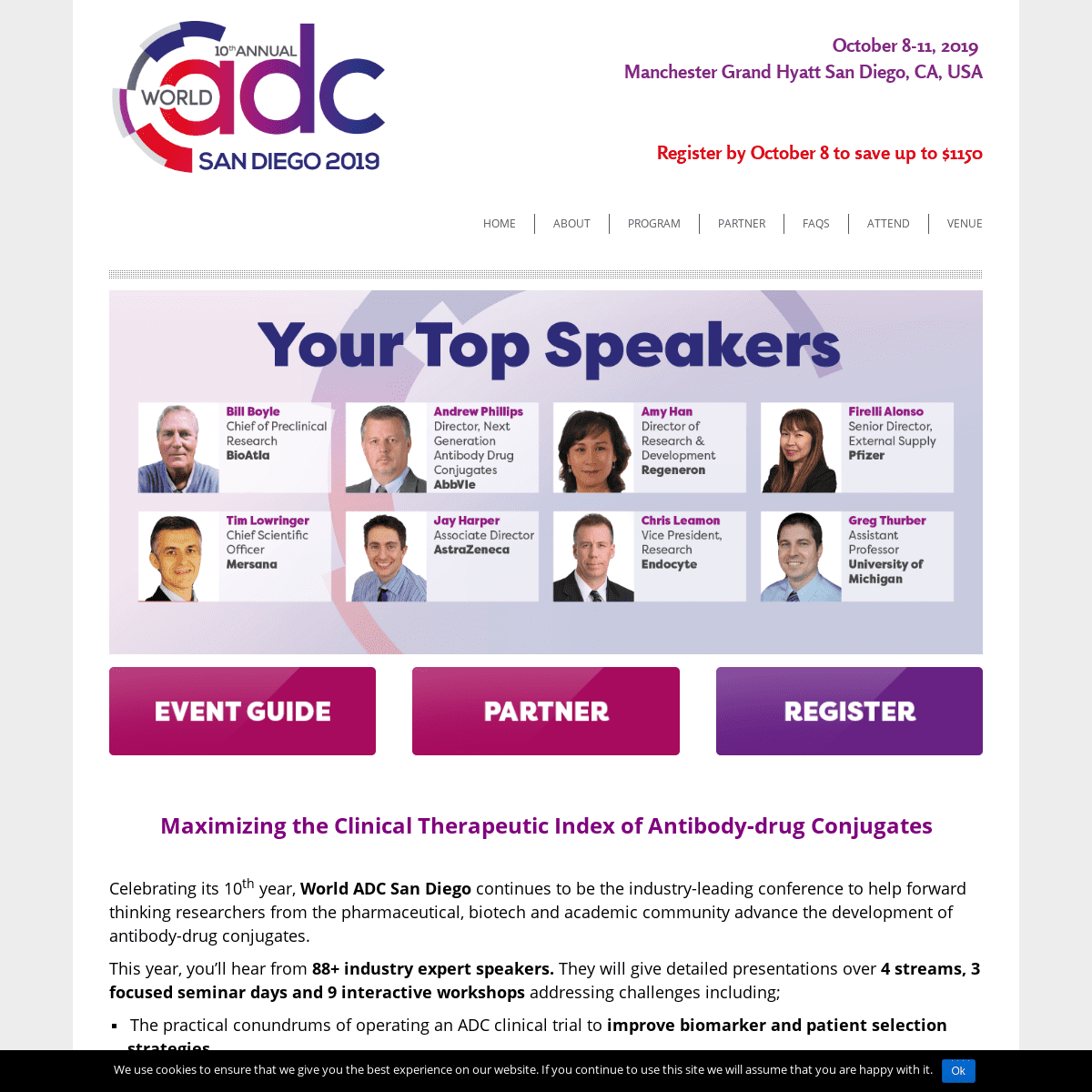 Home - World ADC San Diego - Antibody-drug Conjugate Conference
