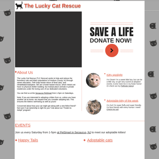 A complete backup of theluckycatrescue.org
