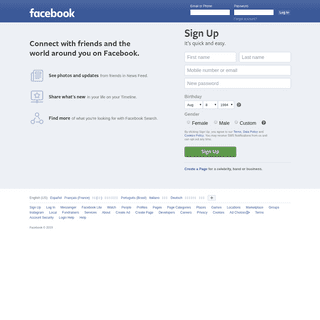 Facebook - Log In or Sign Up