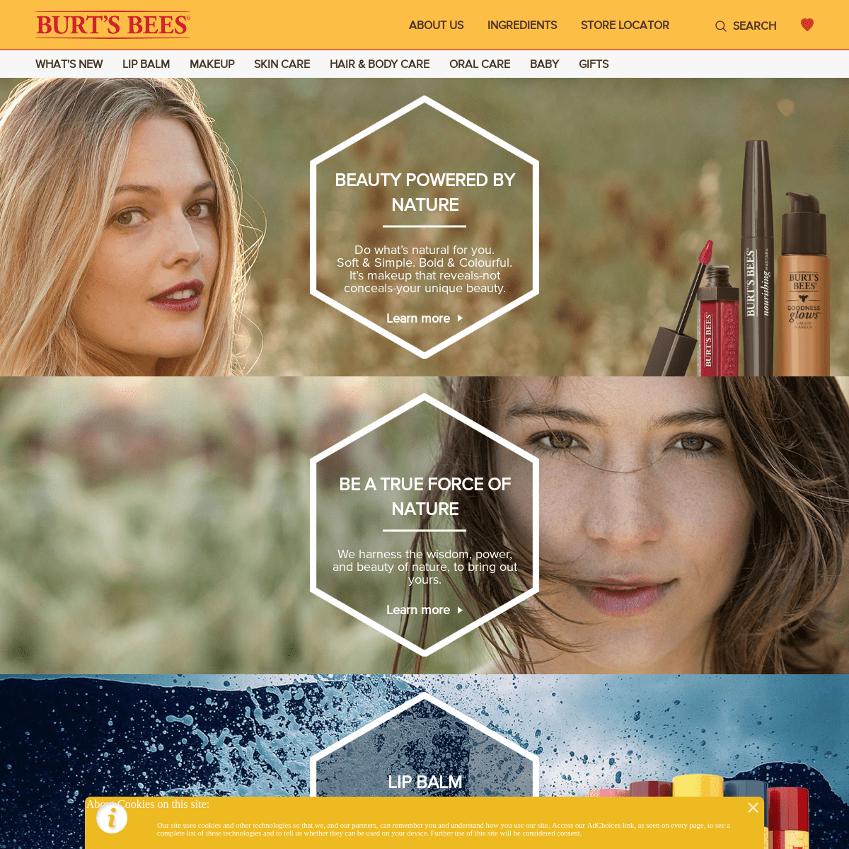 Natural Personal Care Products For Lips, Face & Body - Burt's Bees
