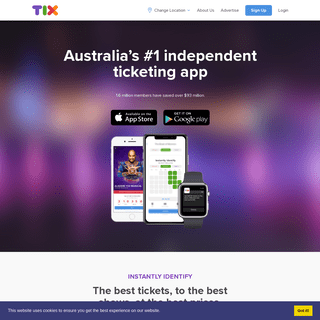 TIX. The best tickets to the best events in Australia