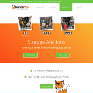 Storage Auctions | Lockerfox