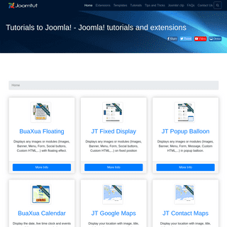 Tutorials to Joomla! - Joomla! tutorials and extensions - JoomTut