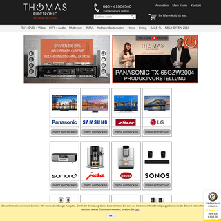 Thomas Electronic Onlineshop - Unterhaltungselektronik in Hamburg