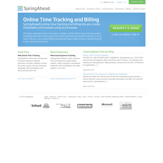 Online Time Tracking, Expense Reporting, Timesheet Invoicing Software for QuickBooks and Microsoft Dynamics GP - SpringAhead