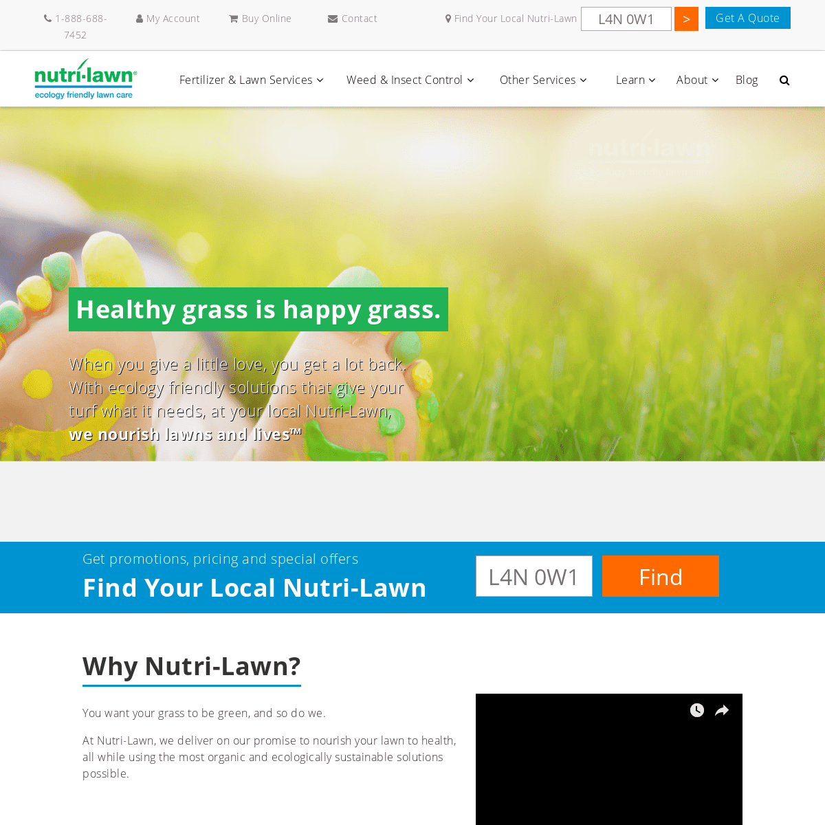 Ecology Friendly Lawn Care & Weed Control | Nutri-Lawn