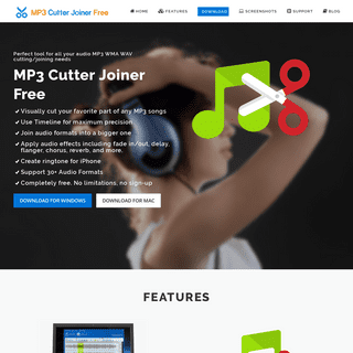 Mp3 Cutter Joiner Free - Free MP3 Cutter Software and Free MP3 Joiner Software