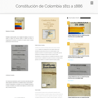 A complete backup of constitucioncolombia1811a1886.blogspot.com