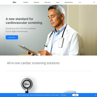 Electronic Stethoscopes | Digital Stethoscopes | AI Software  | Eko